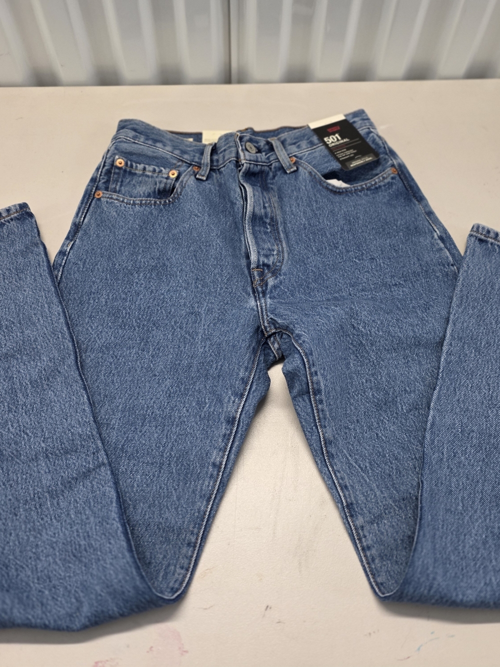 Levi's 501 High Rise Straight Leg Jeans Women's Size 26x32 NWT